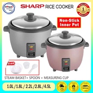 SHARP RICE COOKER 1.0L/1.8L/2.2L/2.8L/4.5L/10L SHARP PERIUK NASI