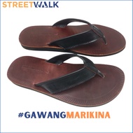Streetwalk Men's Leather Sandals Marikina Made Sandals for Male Balat na Sandals for Men Sandals Men