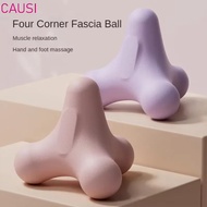 CAUSI Four Corner Fascial Ball, Portable Multicolour Massage Ball, Lactate Exercise Plantar Ball Rel