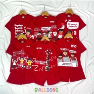 MERAH Children's Suit August 17th Red and White Indonesian Independence Day 2026 | Indonesian Indepe