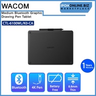 WACOM Intuos Medium Bluetooth Graphic Drawing Pen Tablet CTL-6100WL | Ipohonline