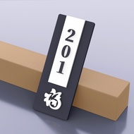 Chinese style3D VerticalCustomised House Number Plate, HDB Unit Door Number Signage, Elegant Door Si