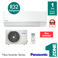 Panasonic 1.0HP/1.5HP/2.0HP Non Inverter AirCond R32 Standard Air Conditioner - Model: CS-PN9WKH / CS-PN12WKH / CS-PN18XKH