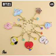 BT21 METAL SINGING KEYCHAIN