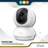 TP-Link Tapo C200 Pan/Tilt Home Security Wi-Fi Camera with Kingston/Lexar Micro SD Card 100MB/s