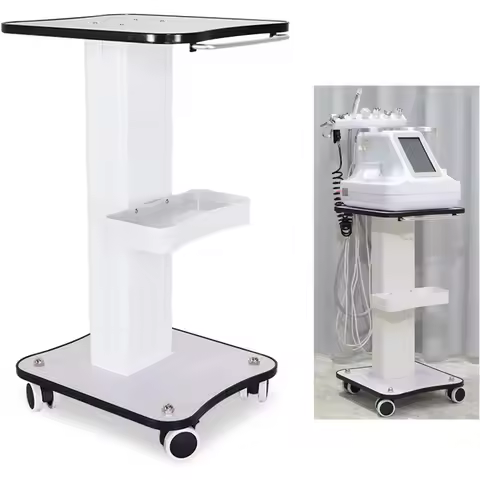 3-Tier Beauty Rolling Cart with Storage Trays, Salon Spa Mobile Cart with Locking Wheels,88lbs Capac