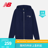 NEW BALANCE 官方男女同款运动休闲健身百搭连帽夹克外套 PGM MJ03907 M