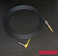 สายแจ็คกีตาร์ และเบส MOGAMI 2524 + หัว G&H PLUG หัวตรง - งอ ความยาว 1 - 5 เมตร