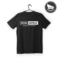 T-shirt sabat ambyar wong sepele B031 men's clothing Wanita OG2 B