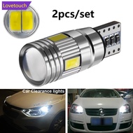 LOVETOUCH 2Pcs T10 Car W5W LED Bulb Signal Light 5630 6SMD Auto Claerance Wedge Side License Plate R