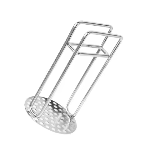 304 Stainless Steel Potato Masher Ergonomic Handle Dense Mesh Vegetable Masher Durable Easy To Clean