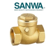Swing Check Valve Brass Sunwa 2"-4" CV50-CV 100 "SANWA"