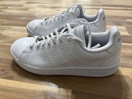 Adidas neo 全白休閒鞋 23.5cm