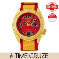 [Time Cruze] Seiko 5 Sports SRPF24  Street Fighter Zangief Limited Edition Automatic Nylon Red Dial Men Watch SRPF24K1