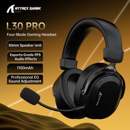ATTACK SHARK | Attack Shark L30PRO 4 Mode Game Headset 2.4G Wireless BT USB 3.5mm Virtual 7.1 Surrou
