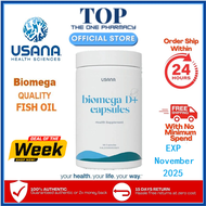 New packaging ORIGINAL USANA BIOMEGA D+ III PLUS Fish Oil 鱼油 56 Capsules EXP2026年