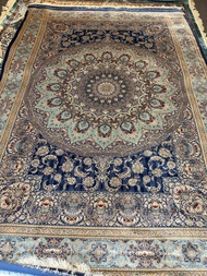 Premium Persian Silk on Silk Carpet 2x3m – Semi Handwoven Luxury Rug Made in Iran