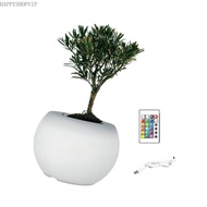 HSV Modern Planter With Color Changing Light Smarted Color Changing LED Light For Succulents Growth 