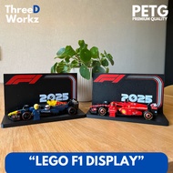 DISPLAY STAND Podium FOR LEGO F1 CAR 2025 | MINICAR DISPLAY ACCESSORIES