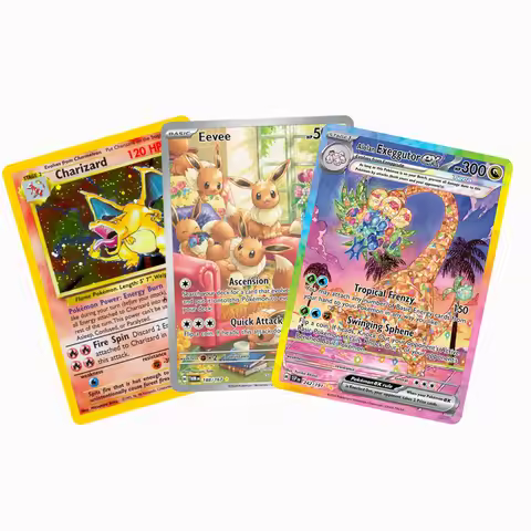 PKM Foil Single Proxy Cards Dark Dragonite Dark Dragonite Charizard Game Collection Cards PTCG Kids 