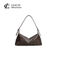 Leacat Niche underarm bag, baguette bag, stylish and versatile shoulder and crossbody bag