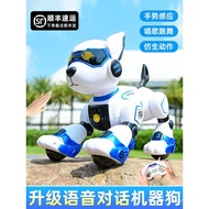Robot Pintar Anjing Baharu Pengaturcaraan Kawalan Jauh Kanak-kanak Robot Anjing Elektrik Hadiah Hari