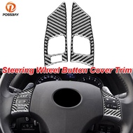 !IN STOCK! 2Pcs Steering Wheel Button Cover Frame Trim Stickers Decoration for Lexus IS250 IS300 IS3