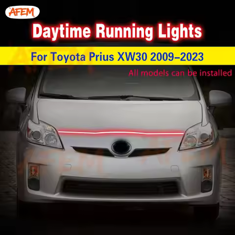 12V LED Front Fog Lamp DRL Daytime Running Lights Decorative Atmosphere Lamps Ambient Lights For Toy