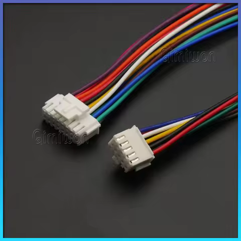 5Pcs PHB2.0 PHB 2.0MM Wire Cable Connector 2x2/3/4/5/6/7/8/ Pin Pitch Plug Socket 10/20/30cm Length 