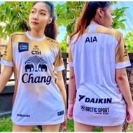 NEW jersey thailand (readystock) baja sahaja 2024New Fashion Couple Men Women's Cute Casual T-shirt Top Loose Fast drying