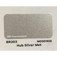 AIKKA BR303 HUB SILVER MET 4:1 2K BRAKE CALIPER PAINT With HARDENER