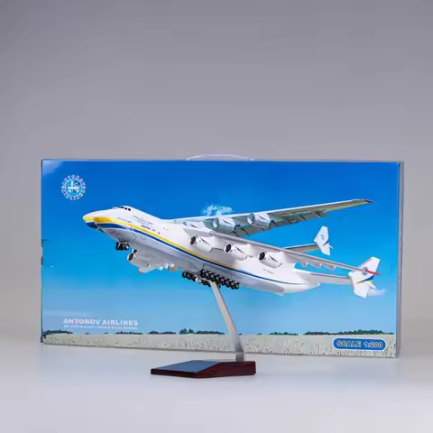An-225 Antonov 1:200 Airplane Model Transport Scale Ukraine Painted Mriya Strategic Cargo Aircraft D