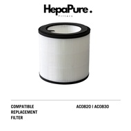 Philips AC0820 AC0830 Compatible Replacement Filter Compatible for Filter Model FY0194 [HepaPure]