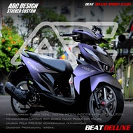(PROMO COD) TERBARU Decal Sticker Honda Beat DELUXE STREET 2020 2021 2022 2023 Full body - Stiker Sk