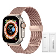 ลูปแม่เหล็กแบบมิลานสำหรับสายสายคาด Apple Watch สร้อยข้อมือเหล็กสแตนเลส87653แบบพิเศษสำหรับ I Watch 38Mm 40Mm 42Mm 44Mm 41Mm 45Mm 49Mm