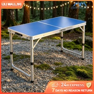 PORTABLE ALUMINIUM FOLDING TABLE Outdoor | Foldable Table | Fold | Office | Furniture