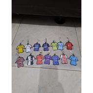 GANTUNGAN Football club keychain, football club shirt keychain, souvenir souvenir, football shirt mo