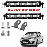 Persona New Daylight Fog Light Led Sport Light DRL Fog Lamp 6Led Light Bar Spotlight Lampu Kereta