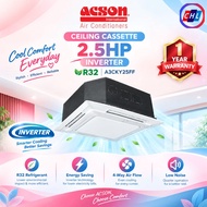 ACSON INVERTER CEILING CASSETTE 2.5HP R32 (WIFI) A3CKY25FF/A3LCY25F