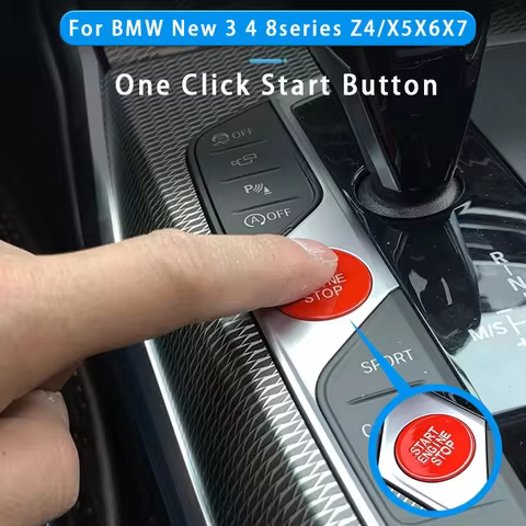 Car One Click Start Engine Stop Switch Ignition Button Replacement For BMW G20 X5 G05 X6 G06 X7 G07 