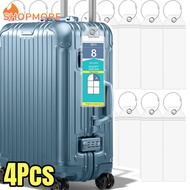 Waterproof Sealed Baggage Tag Protective Cover - Universal Standard Cruise Luggage Tags Clip - Trans