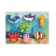 [SG INSTOCK] Good Quality Wooden Toy Puzzle - Marine Animals | Farm Animals