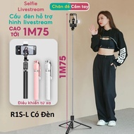 Gậy Chụp Hình 3 Chân Dài 170cm R1S-L Có Đèn/ R1-L Không Đèn và Gậy Chụp Hình 3 Chân K07. LMS