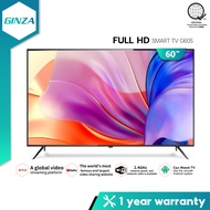 GINZA 65 60 inch Smart TV 1080p LED TV 50‘’ inch Full HD Android TV Flat Screen Ultra-slim Smart Tel