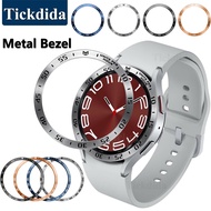 Metal Bezel Ring Case for Samsung Galaxy Watch 6 Classic 47mm 43mm Bezel Styling Frame Case for Gala
