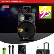 Speker Aktif Portable SOUNDBEST 15 inchi FT15 Bluetooth Wirelles meeting speker Original