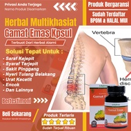 Obat Herbal Saraf Kejepit Syaraf Terjepit Urat Kecetit Sakit Pinggang Nyeri Tulang Gamat Emas Kapsul