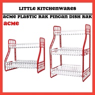 AC ME 2TIER & 3TIER PLASTIC DISH RACK_RAK PINGAN PLASTIK_RAK PINGAN SERBAGUNA_RAK PINGAN