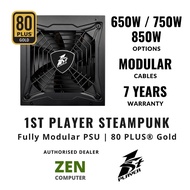 # 1ST PLAYER™️ Steampunk 650W / 750W / 850W | 80 PLUS® Gold Certified PSU #