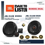 [JBL BUNDLE DEAL]Club 6500c+JBL CLUB 6520 -16.5 cm 2-way component speakers+6.5" (160mm) Coaxial Spe